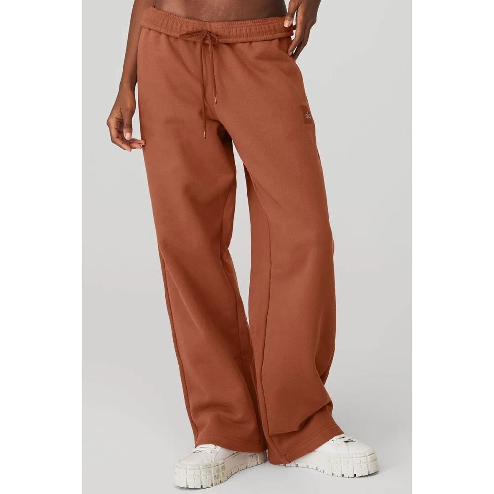 Alo Renown Heavy Weight sweatpants Color Rust size 2XL